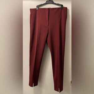 Ann Taylor Rich Burgundy Women's High-Waist Skinny